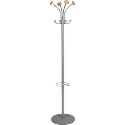 Appendiabiti Abi stily legno alba portaombrelli con base robusta in plastica