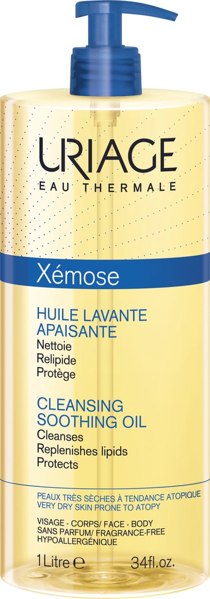 Uriage xémose verzachtende reinigingsolie - 1 liter