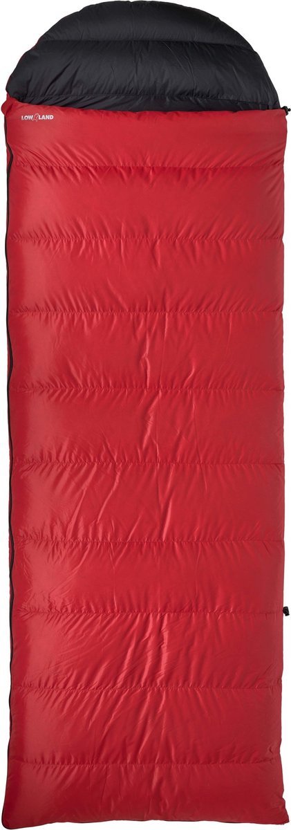 Sacco a pelo in piuma da esterno Lowland - ranger comfort - 230 x 80 cm (incl. cappuccio) - 1195 gr - 0°c - nylon