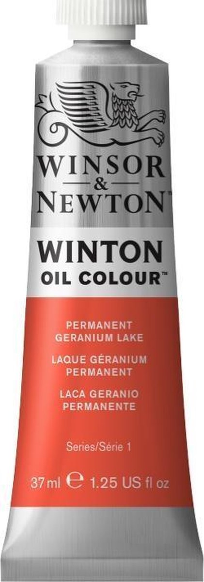 Winsor Newton Winton óleo color 37ml - 480 laca geranio permanente