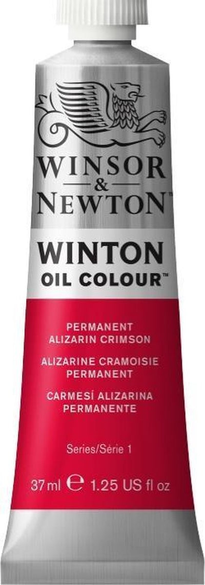 Winsor Newton Winton óleo color 37ml - alizarina permanente carmesí 468