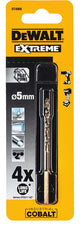 Accesorios dewalt taladro hss industrial metal cobalto 5.0mm - dt4906-qz
