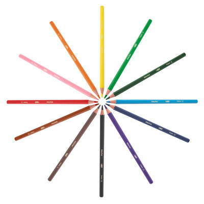 Bic kleurpotloden ecolutions evolution kunsthars recycled assorti 12stuks