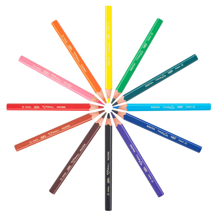 Bic Kids Ecolutions Evolution Triangle, 12st.