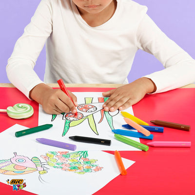 Bic Kids Plastidecor Triangle Color Chalk, 12st.