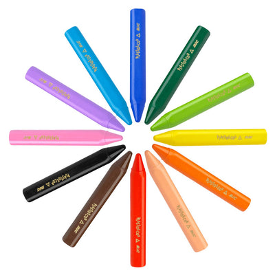 Bic Kids Plastidecor Triangle Color Chalk, 144.
