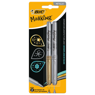 BIC Segnalista permanente oro e argento