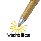 Bic permanent marker goud en zilver - afbeelding 5