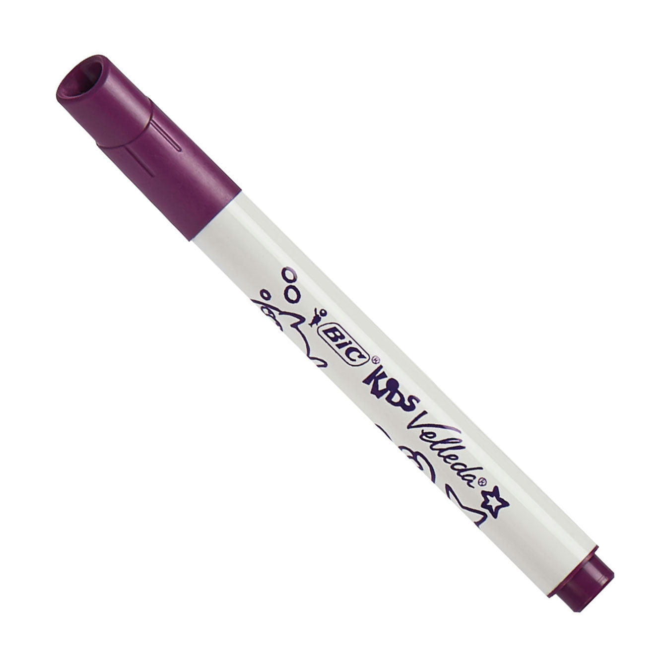 Bic velleda kids whiteboard markers, 6st.