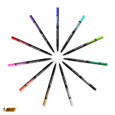 Bic viltstiften 964893 kleurenassortiment pak van 12