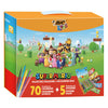 Bic kids super mario kleurkoffer, 70dlg.