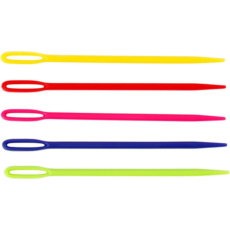 Ago per filati Creativ Company, l: 7 cm, vari colori, 50 pezzi 1 scatola