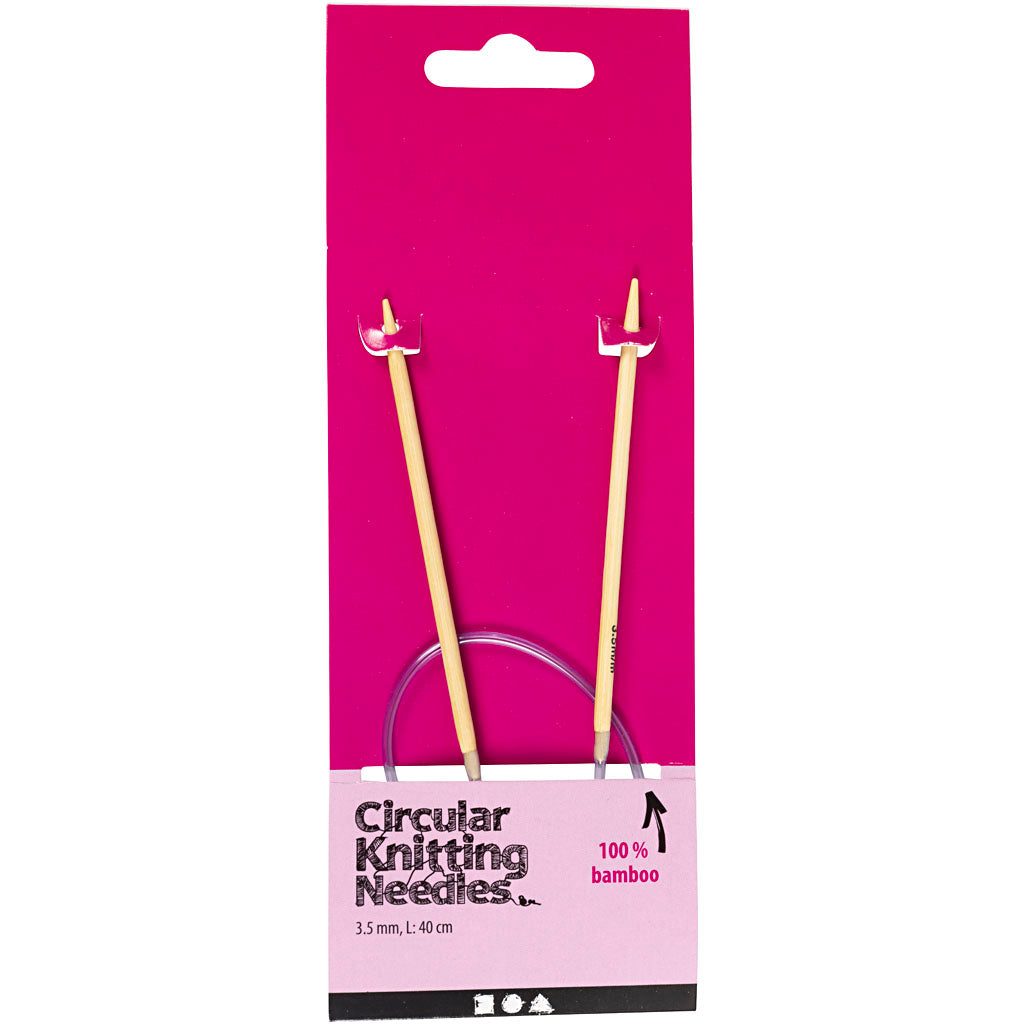 Creativ Company alrededor de las agujas de tejer 3.5 mm, 40 cm