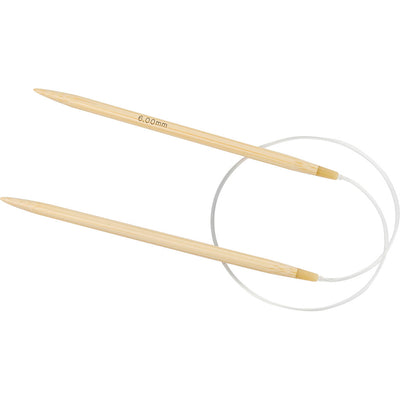 Agujas de tejer redondas Creativ Company, L: 60 cm, tamaño 6 mm, 1 pieza
