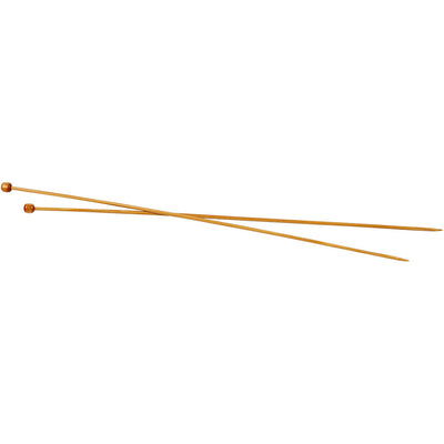 Agujas de tejer de la empresa Creativ, largo: 35 cm, tamaño 3 mm, 1 par
