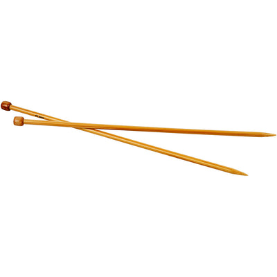 Agujas de tejer de la empresa Creativ, largo: 35 cm, tamaño 7 mm, 1 par