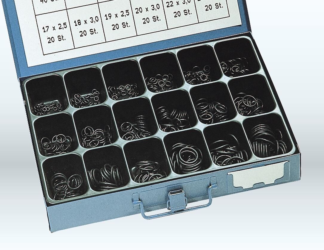Dresselhaus O-ring assortiti 700 pezzi. Perbunan da M3 a M24