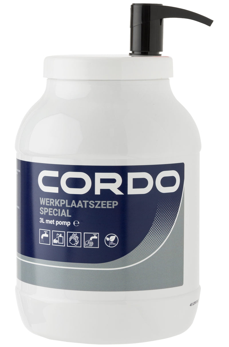 Cordo sapone da officina speciale 3 litri con pompa
