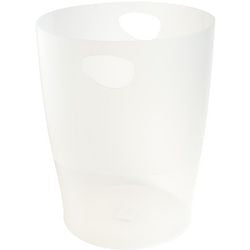 Pattumiera exacompta classic polipropilene 263x263x335mm 15l bianco