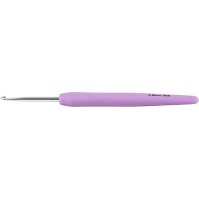 Agujas de crochet Creativ company, medida 3,5, l: 13,3 cm, medida 3,5 mm, violeta claro, 1 unidad