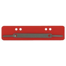 Tiras adhesivas rápidas polipropileno 34x150mm rojo corto