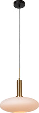 Lucide singala - hanglamp - ø 30 cm - 1xe27 - mat goud messing