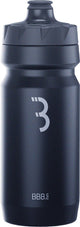 Bbb botella de agua para tanque de coche de ciclismo bicicleta de carreras - capacidad 550 ml - botella para beber de bicicleta con válvula de cierre automático - negro - bwb-11