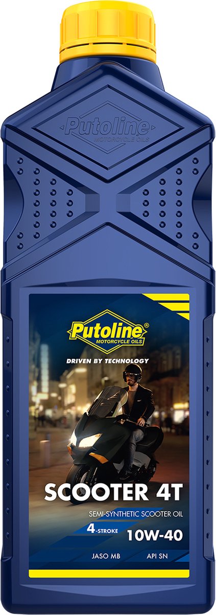 Olio motore Putoline 10w40 1 litro semisintetico scooter 4t