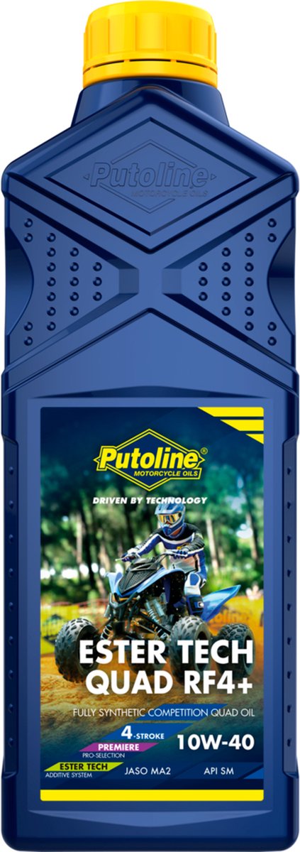 Putoline ester tech quad rf4+ 10w40 aceite 4t 1 litro