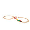 Houten trein set, 20dlg.