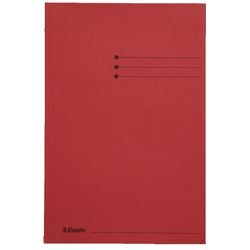 Mappen esselte 3 flappen folio 235x350mm rood