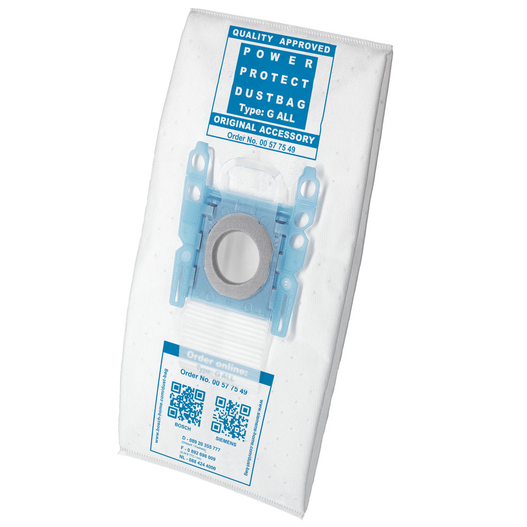 Bosch Siemens Siemens BBZ51fgall Aspuum Cleaner Bag tipo G PowerProtect Dust Bag