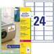 Etichette multifunzionali avery zweckform l6141-20 480 pezzi