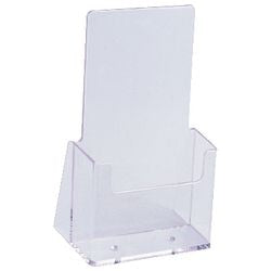 Porta documenti helit trasparente 2 pezzi in plastica