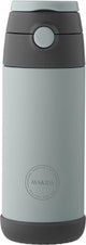 Aya ida - drinking bottle - thermosfles - waterfles - kids straw - 350ml - mint green