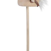 Caballo de madera beige - 95cm