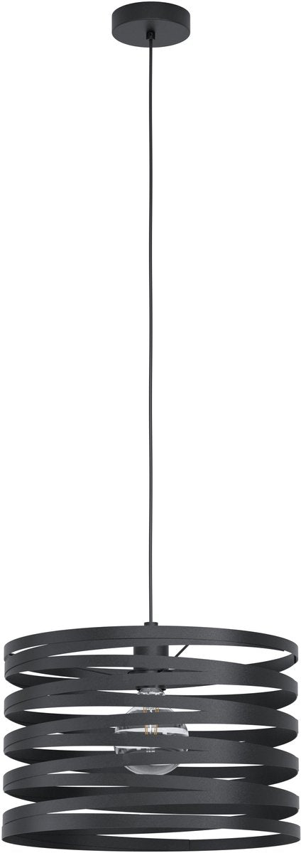 Eglo cremella hanglamp - e27 - 37 cm - zwart