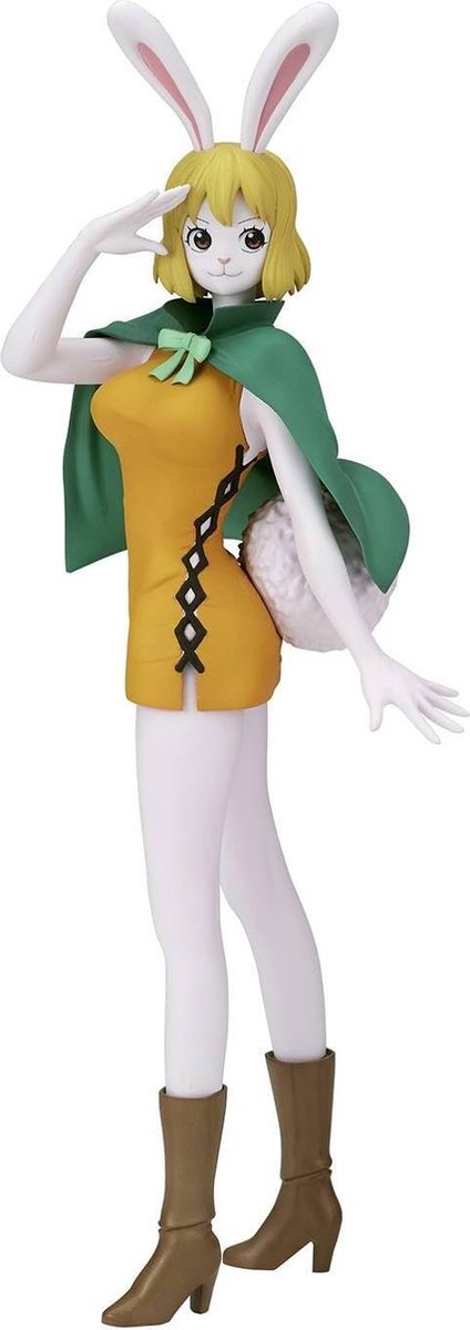 Banpresto One Piece Film Red Glitter Glamours Statua in PVC Carota Ver. un'immagine di 22 cm