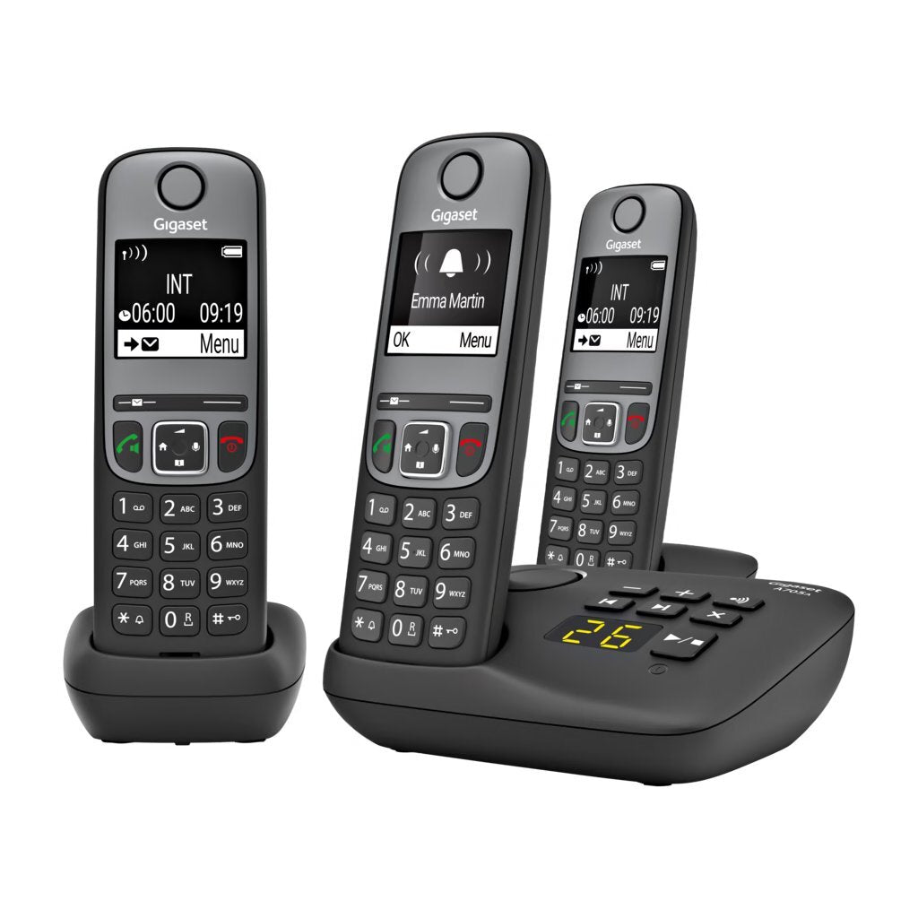 Gigaset Gigaset A705A TRIO DECT Phone + contestador automático negro