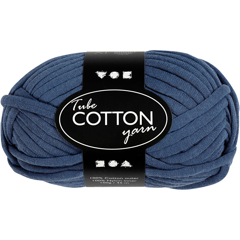 Hilo textil Creativ Company, l: 45 m, azul oscuro, 100 g 1 ovillo
