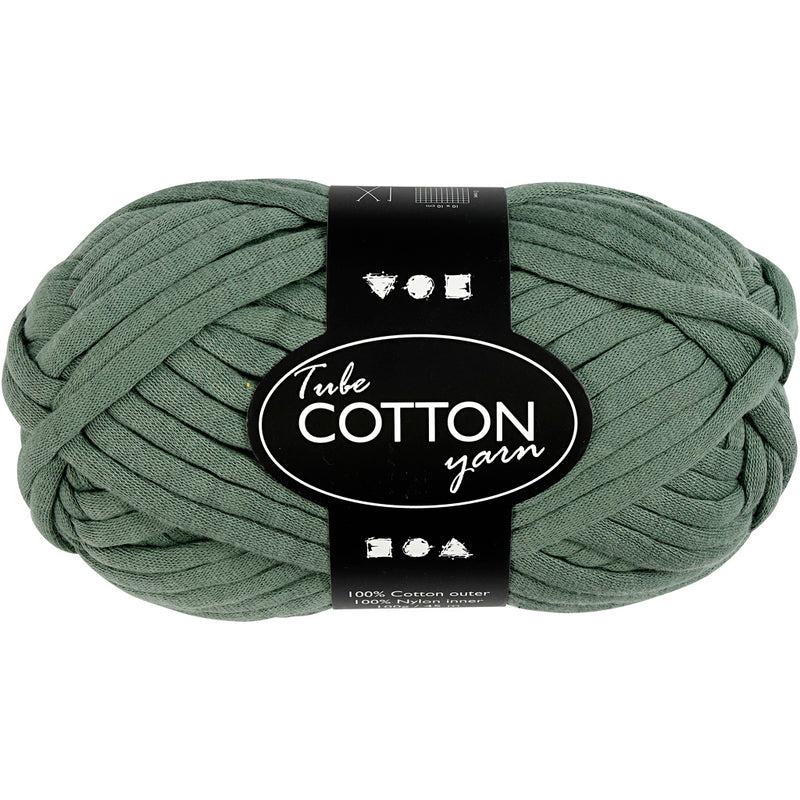 Hilo textil Creativ company, l: 45 m, verde oscuro, 100 gr 1 ovillo