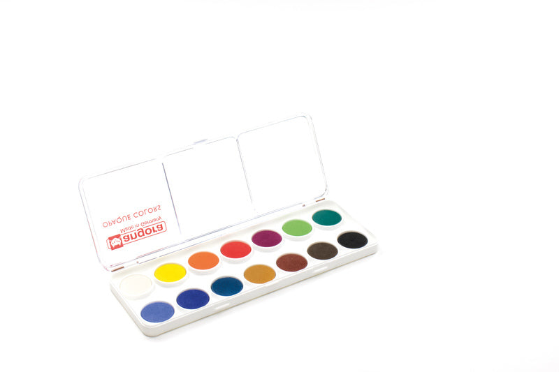 Kangaro Kangaro K-Fi500 14 Tableta de pintura 23 mm de acuarela cubriendo 14 piezas