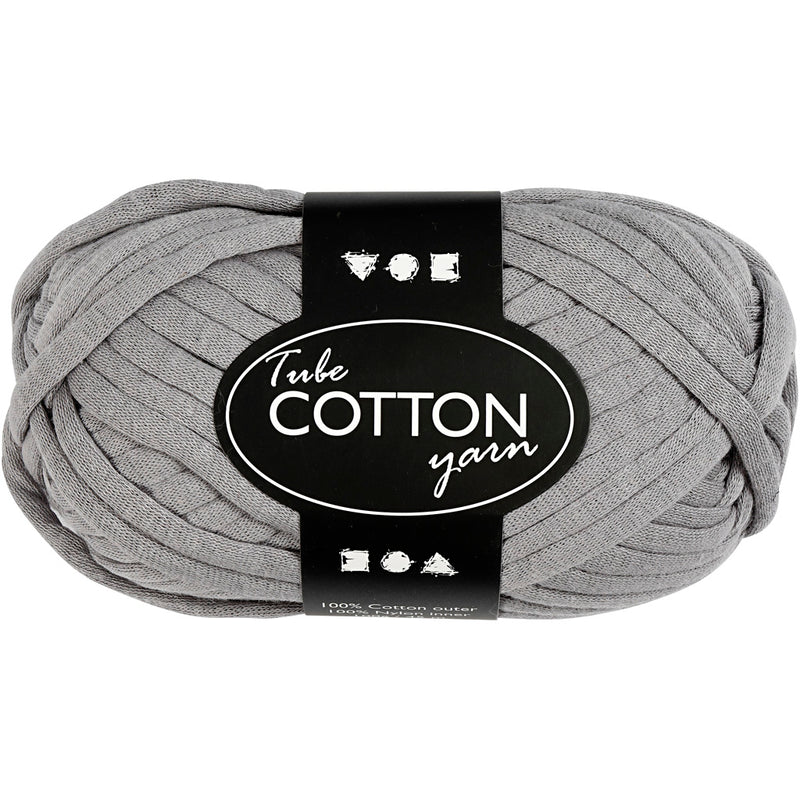 Hilo textil Creativ Company, l: 45 m, gris, 100 gr 1 ovillo