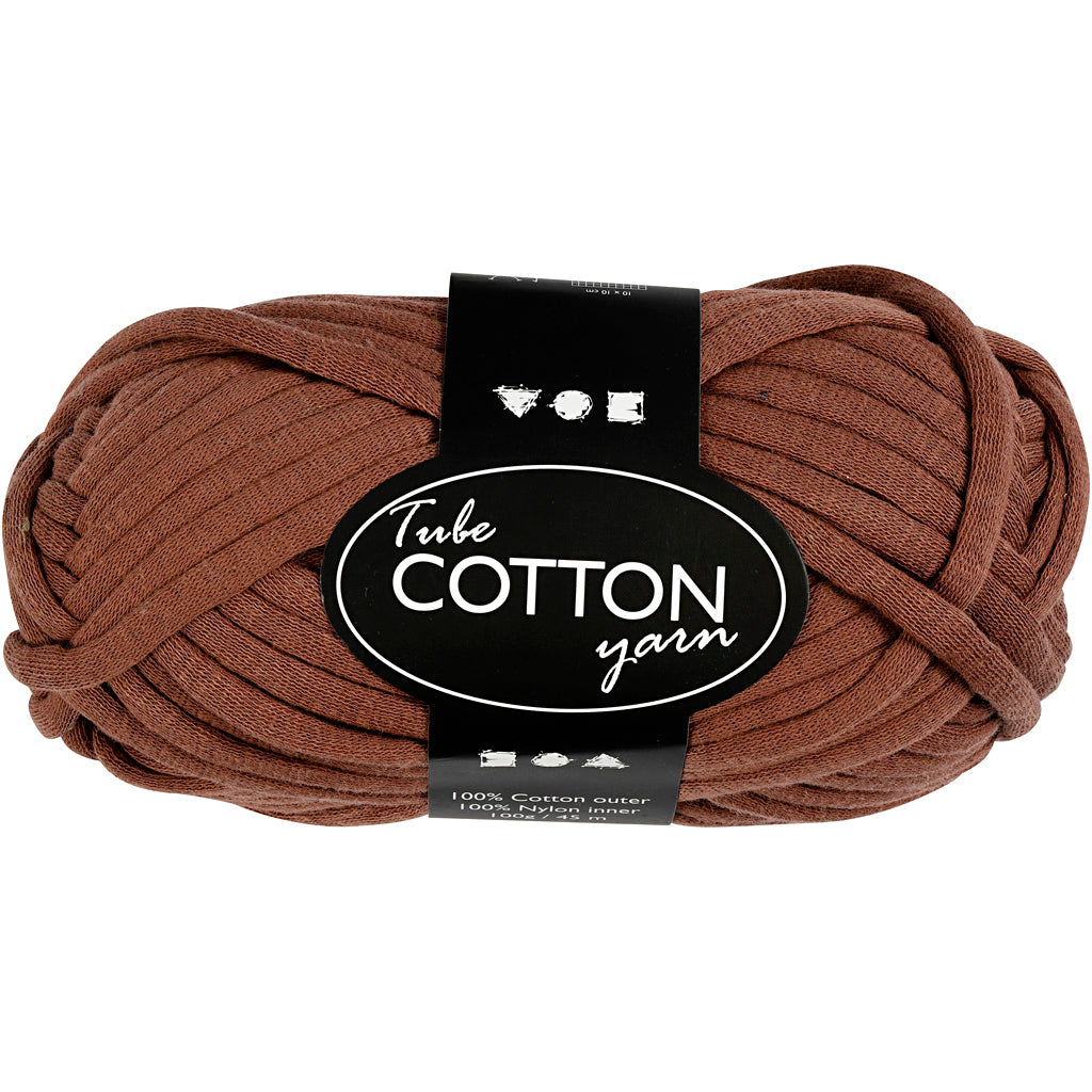 Filato tessile Creative Company, l: 45 m, marrone, 100 gr 1 gomitolo