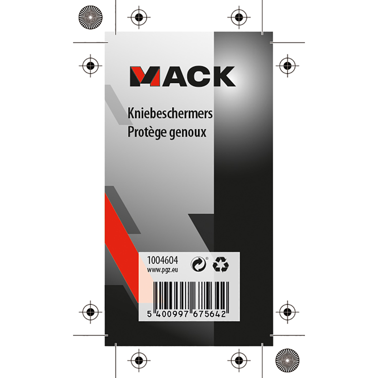 Mack 1004604 - 1 par de rodilleras | 5 piezas