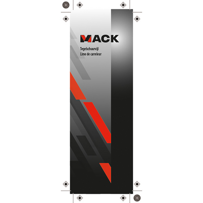 Mack 1004620 - tile file half-round 270mm | 3 pieces