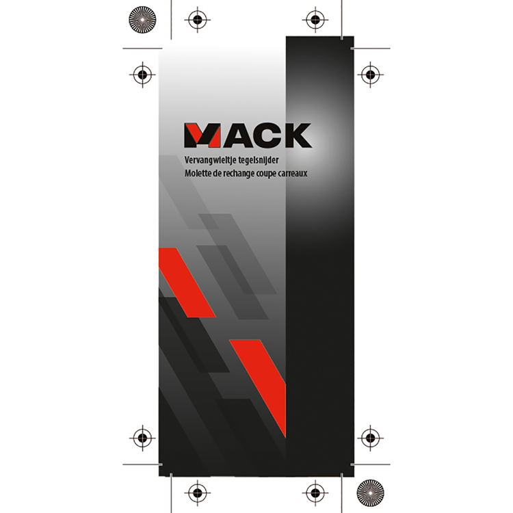 Mack 1004625 - rueda de recambio cortadora de azulejos ø22mm | 3 piezas