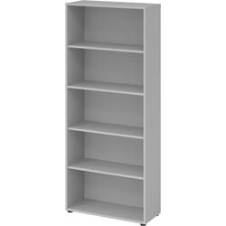 Bach filing cabinet hammerer 4000 5 gray 800 mm x 330 mm x 1880 mm