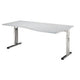 Bach desk ergonomic lightgrey height adjustable c-leg 1800x1000x680-760mm hammere