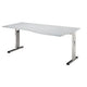 Bach scrivania ergonomica grigio chiaro gamba a C regolabile in altezza 1800x1000x680-760mm martello